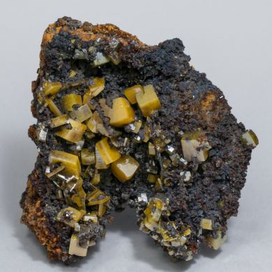 Wulfenite with Mimetite
