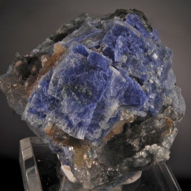 Carletonite -Very well crystallized, intense blue.