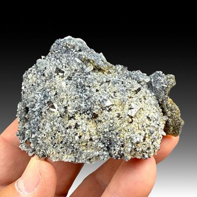 Arsenopyrite with Calcite, Quartz, Sphalerite, Pyrrhotite