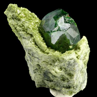 Andradite var. demantoid 