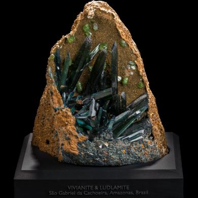 Vivianite & Ludlamite from Brazil