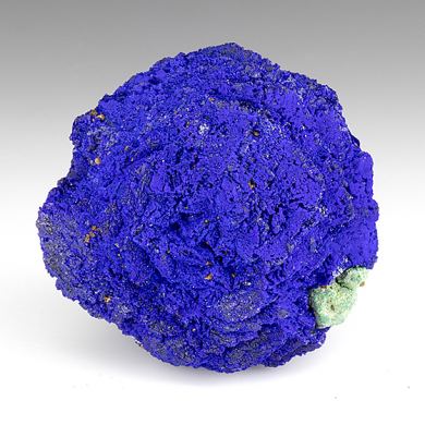 Azurite with Malachite