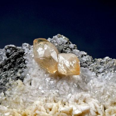 Calcite, Galena - Elmwood Mine, Tennessee, USA