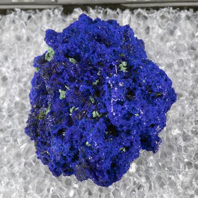 Azurite with Malachite
