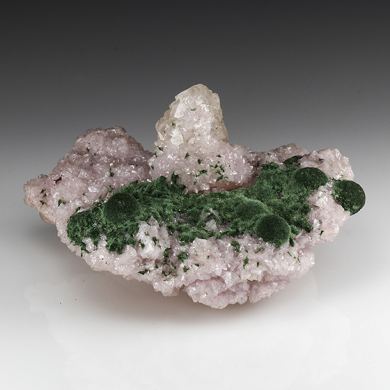 Calcite with Malachite