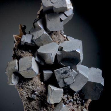 Galena with Sphalerite , Calcite