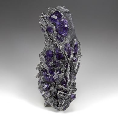 Fluorite with Quartz