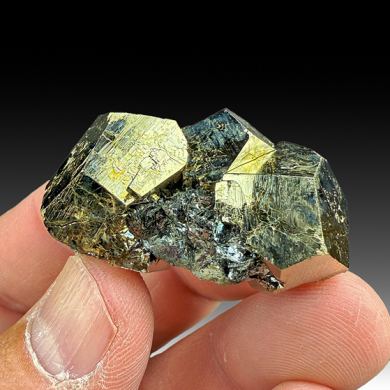 Pyrite with Hematite