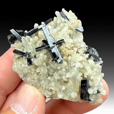 Ilvaite with Quartz (repaired)