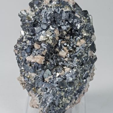 Galena with Arsenopyrite and Rhodochrosite