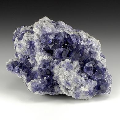 Fluorite with Quartz
