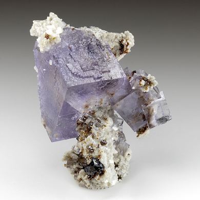 Fluorite with Dolomite, Sphalerite