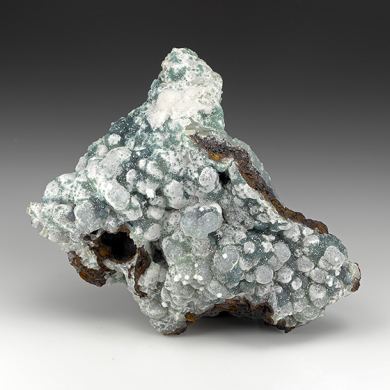 Adamite with Smithsonite, Calcite