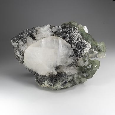 Calcite with Fluorite