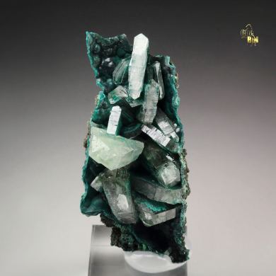 BARYTE, MALACHITE
