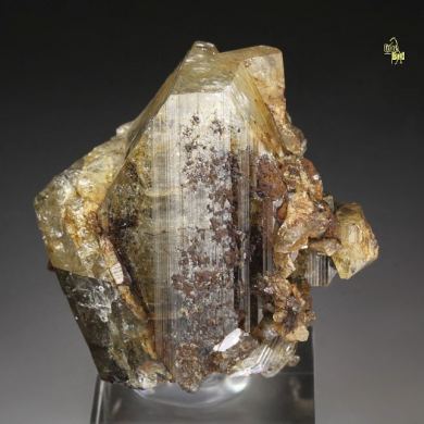 gem MICROCLINE var. HYALOPHANE twinned