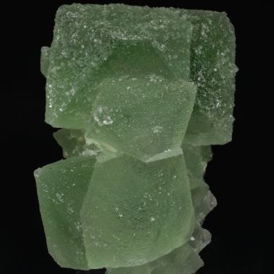 Octahedral Fluorite with Quartz and Calcite