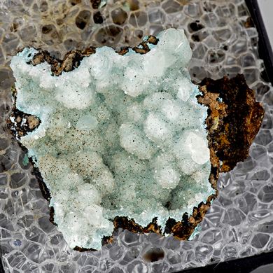 Hemimorphite with Calcite