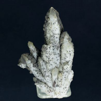 Quartz with Mn-oxide