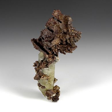 Pyrite casts after Anhydrite with Calcite