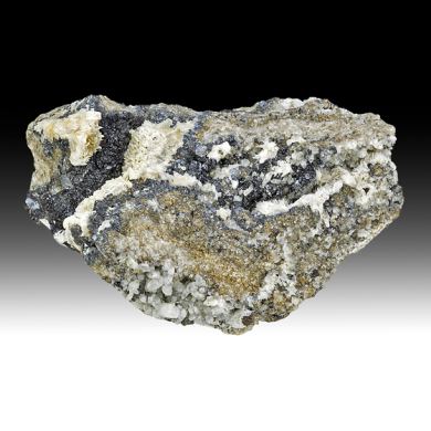 Sphalerite with Calcite, Barite