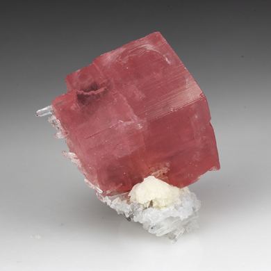 Rhodochrosite with Quartz, Calcite, Fluorite