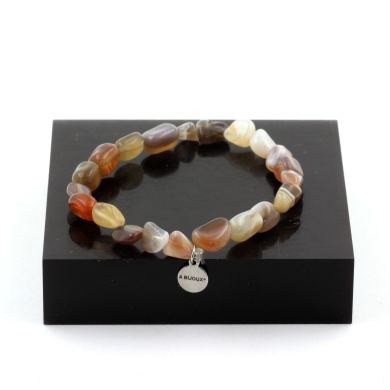 Agate from Bostwana Bracelet. Customizable size.