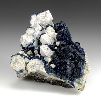 Fluorite with Quartz