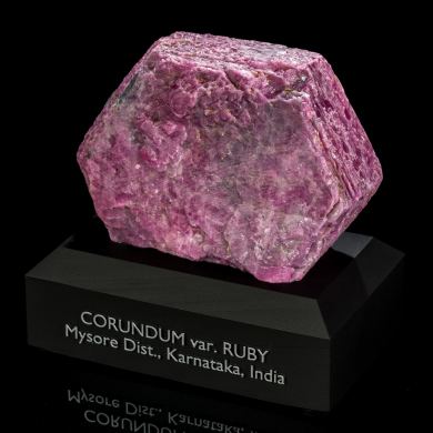 Corundum var. Ruby from India
