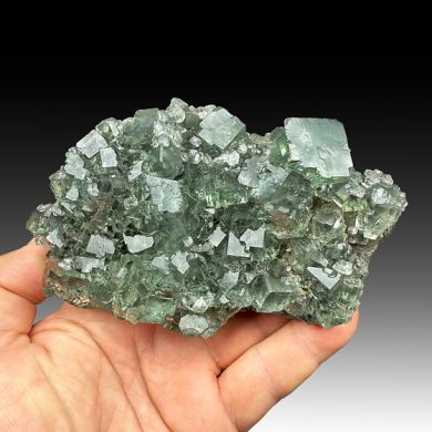 Fluorite with Calcite