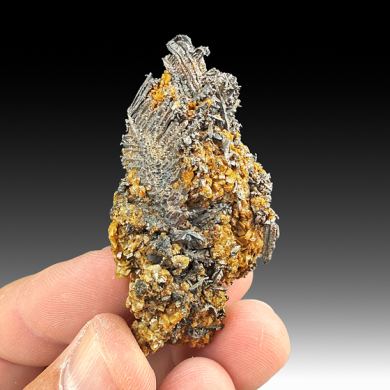 Silver with Siderite
