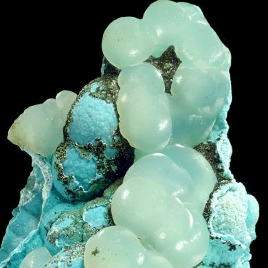 Smithsonite, aurichalcite