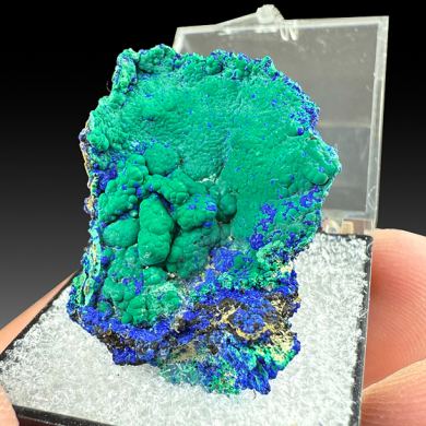 Malachite with Azurite