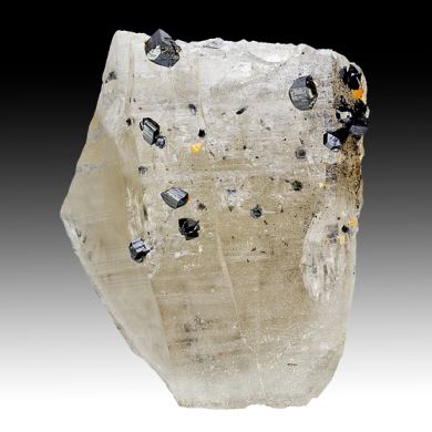 Cassiterite with Quartz, Scheelite