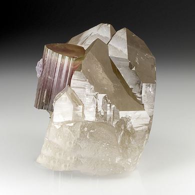 Elbaite with Quartz