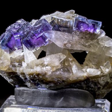 Phantom Fluorite, Strontianite & Calcite
