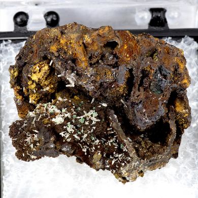 Wulfenite with Adamite, Mimetite, Beudantite, Plumbojarosite