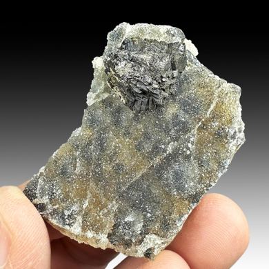 Sphalerite with Calcite, Quartz