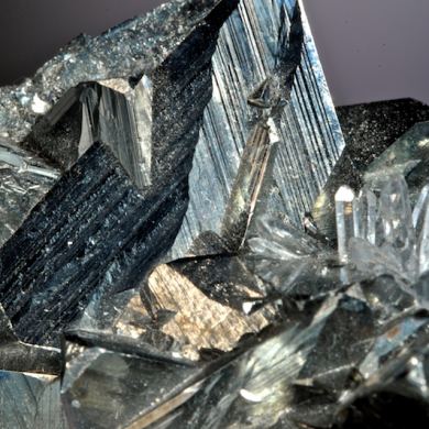 Tetrahedrite - highly lustrous crystals