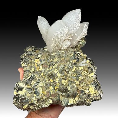 Quartz with Pyrite