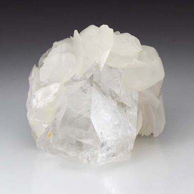 Calcite on Quartz