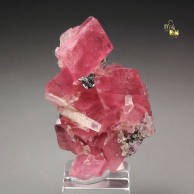 gemmy RHODOCHROSITE, QUARTZ