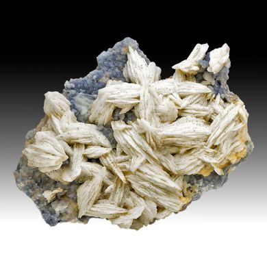 Barite with Pyrite, Quartz