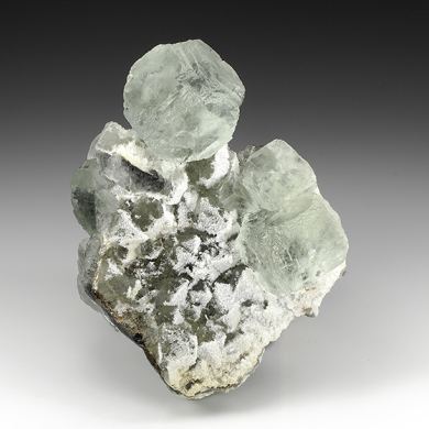 Fluorite with Quartz