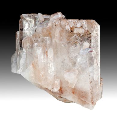 Barite with Cinnabar