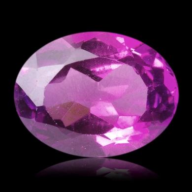 Synthetic Pink Sapphire 3,81 ct 
