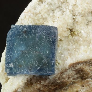 Fluorite on Quartz