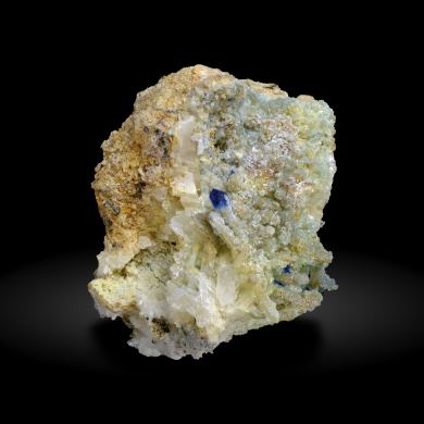 Veszelyite with Quartz