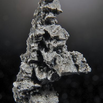 Acanthite (chain growth of stacked octahedra)