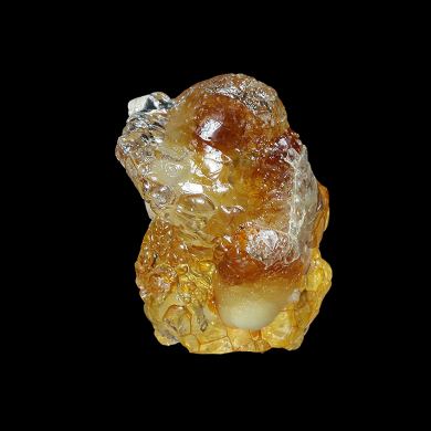 Opale / (variété - « Opal-AN ») / (variété - « Opale Hyalite ») / (« Opale vaisseau sanguin ») / Localité - San Luis Potosi, Mexique